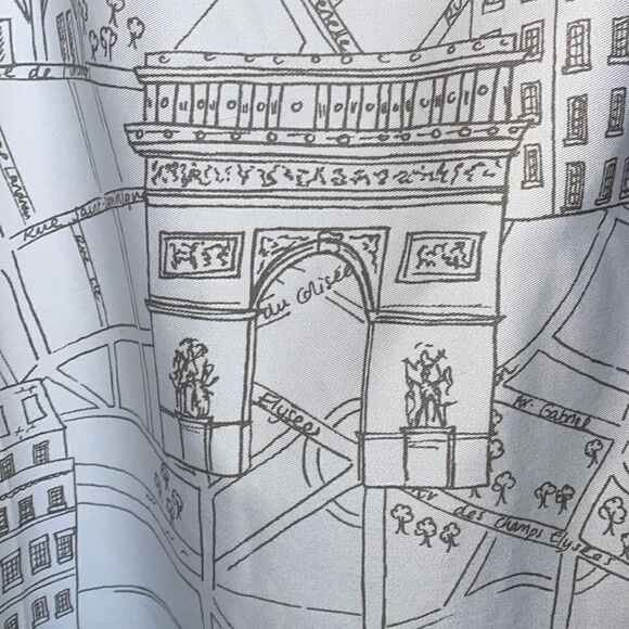 Paris Bathroom Shower Curtain and Matching Hooks and Accessories Set - Picture 3 of 13